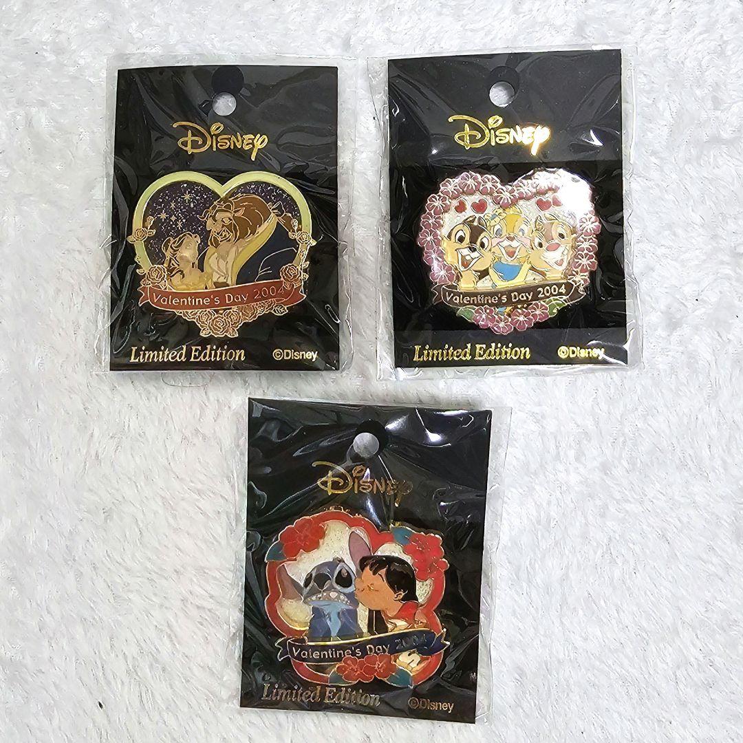 Disney 2004 バレンタインデー 限定ピンバッジ