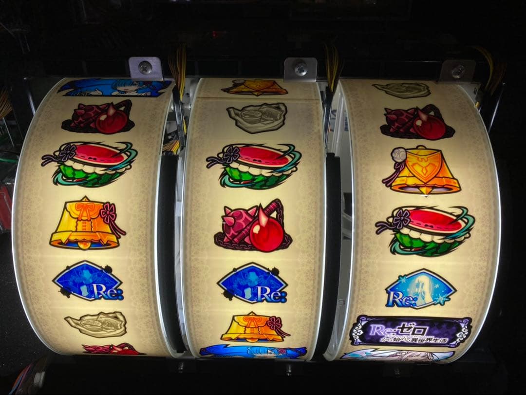 ★大都技研 パチスロ　不要機　双子パネル Re:ゼロから始める異世界生活
