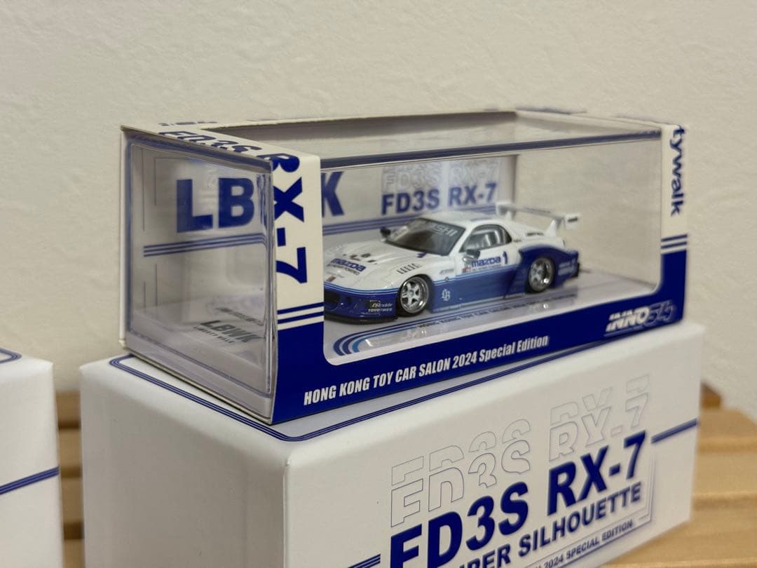 INNO64 1/64 FD3S RX-7 LB-SUPER 2台セット
