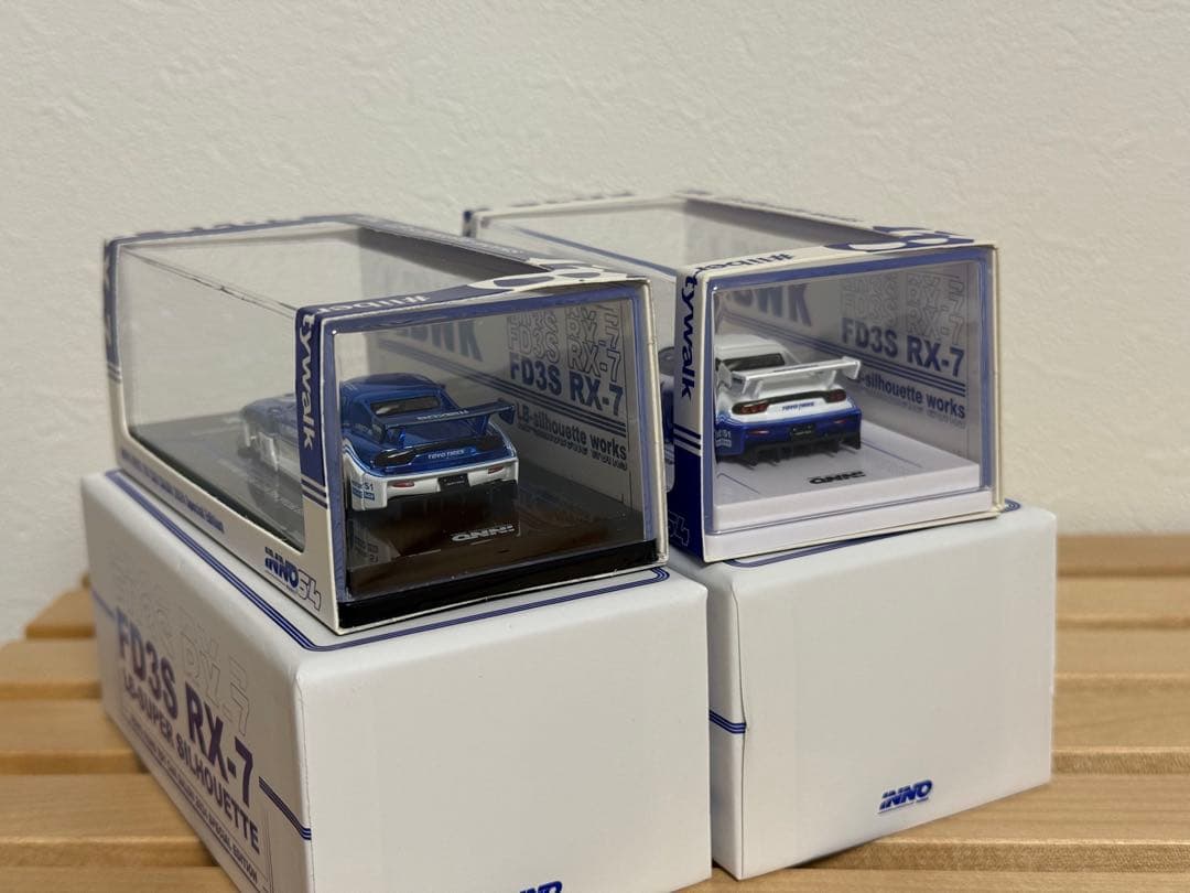 INNO64 1/64 FD3S RX-7 LB-SUPER 2台セット