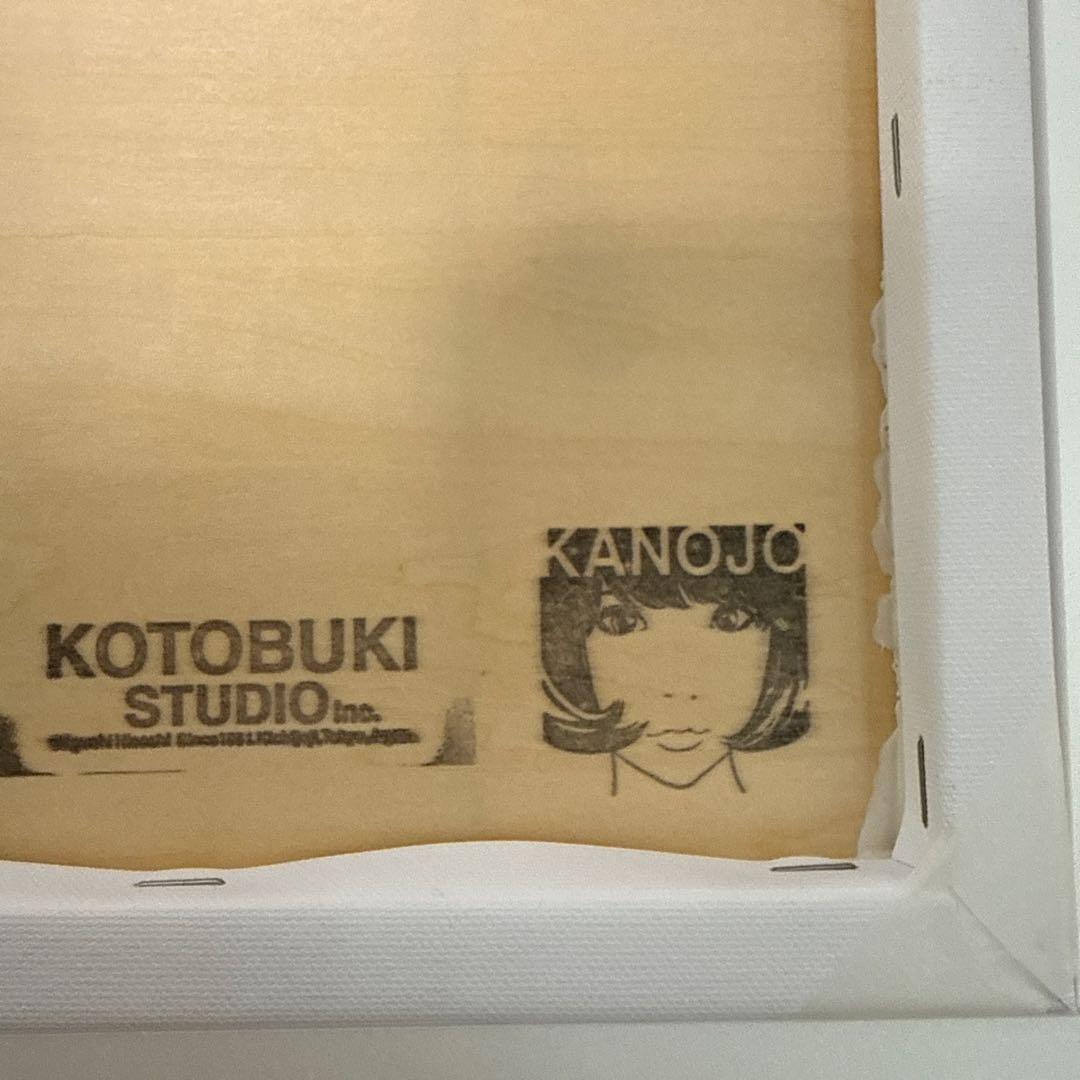 タ*ん様 江口寿史　ストップひばりくん　キャンパスアート40㎝角銀杏BOYS 額