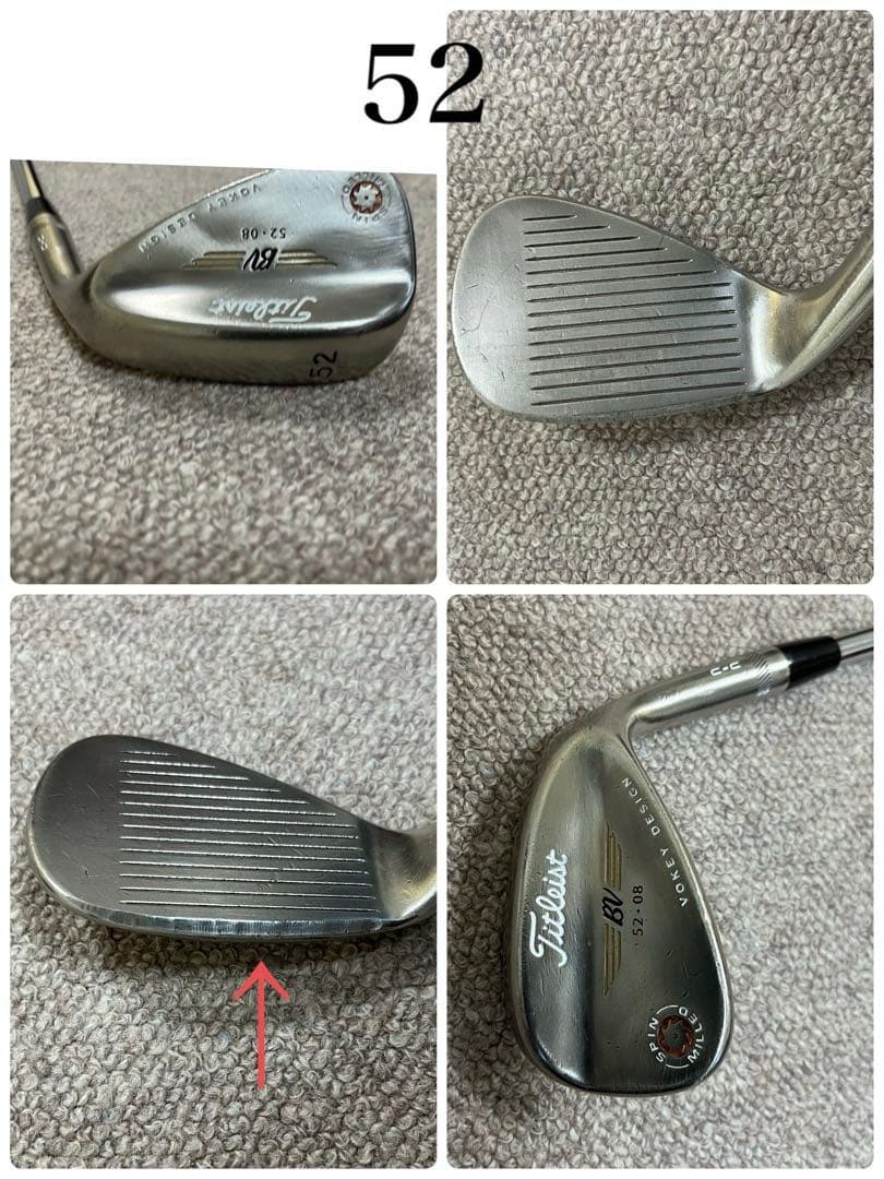 Titleist Vokey ウェッジ　 52° 56° 58° 3本セット
