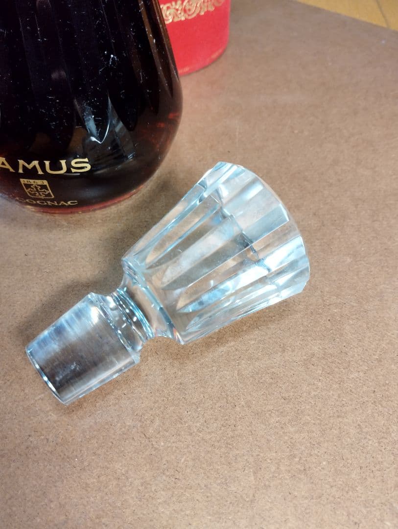 【新品未使用】古酒　CAMUS　カミュ　バカラクリスタル　コニャック