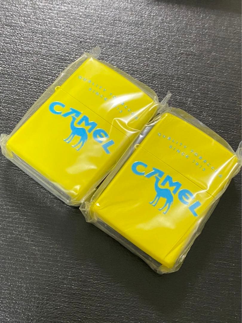 zippo キャメル 両面加工 限定品 2点 イエロー 2020年製