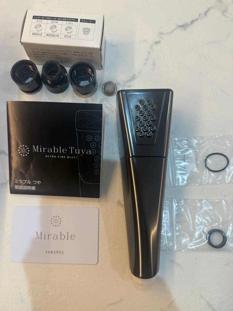 Mirable 艶シャワーヘッド ブラック