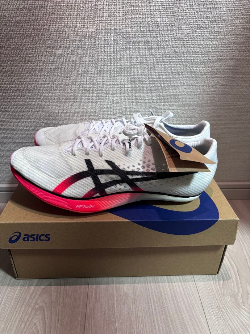 asics メタスピードSP 26.5cm ホワイト/レッド/ブラック
