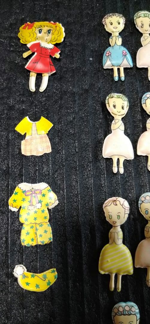 【値下げ】レトロ★グリコのおまけ★着せ替えパピーちゃん♡大量