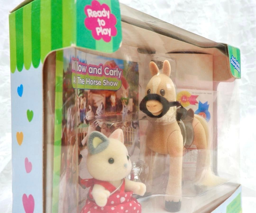 【新品•未開封】シルバニアファミリー⭐️ ミケネコの女の子とポニー