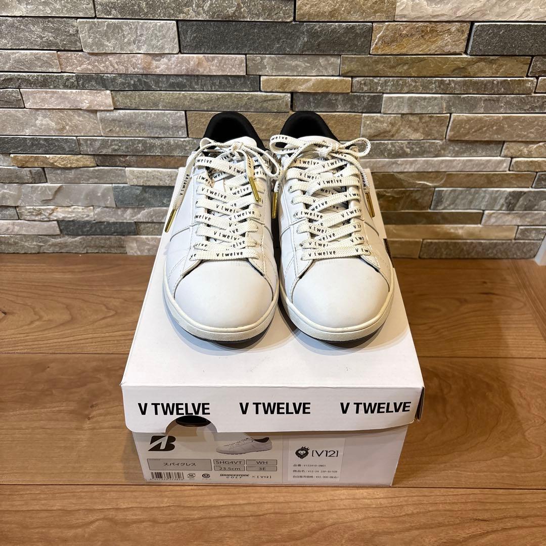 V12 × BRIDGESTONE ゴルフシューズ 23.5