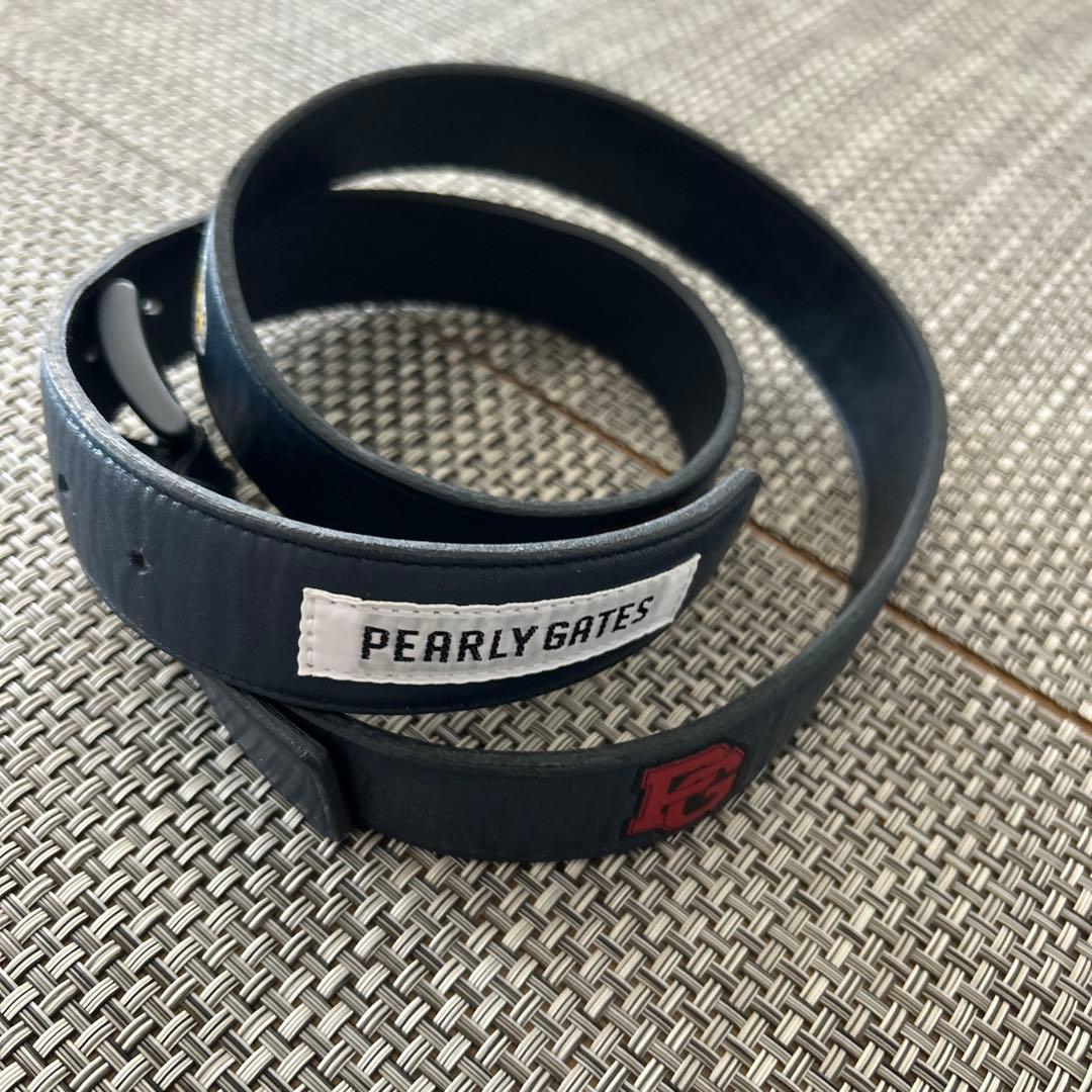 パーリーゲイツ☆ニューヨークシリーズのタクシー柄！ダークネイビー！レザーベルト