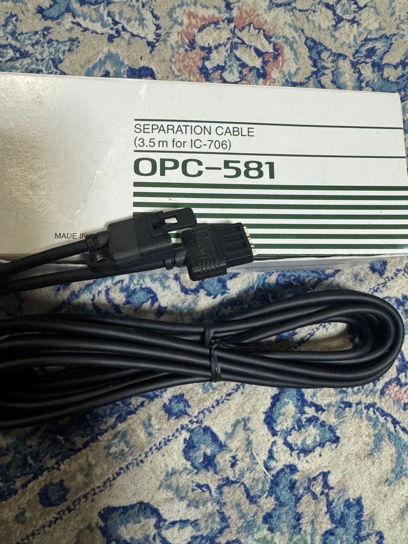 アイコムOPC-581セパレートケーブルIC-706 IC-706MKⅡG