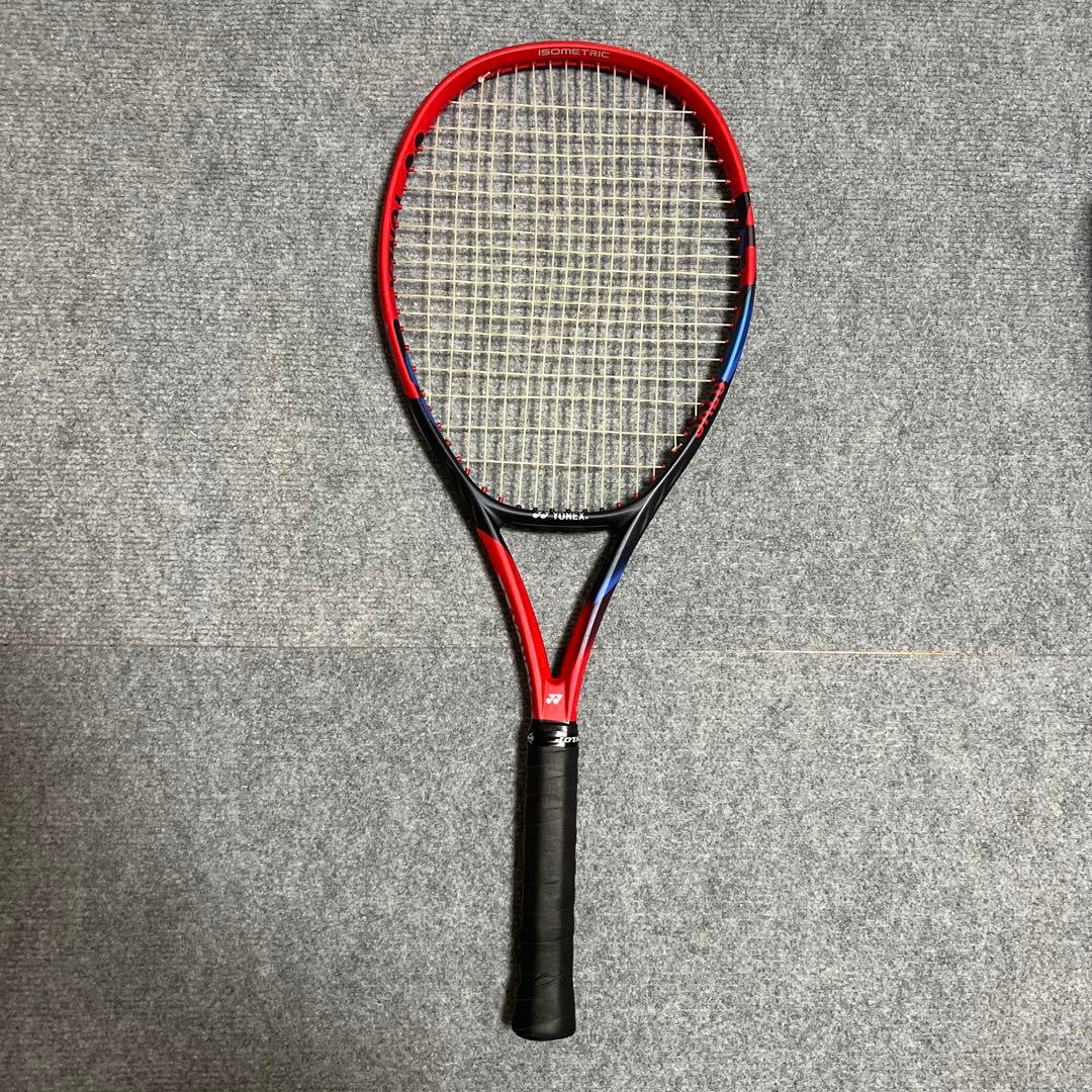 ヨネックステニスラケット　カバー付き