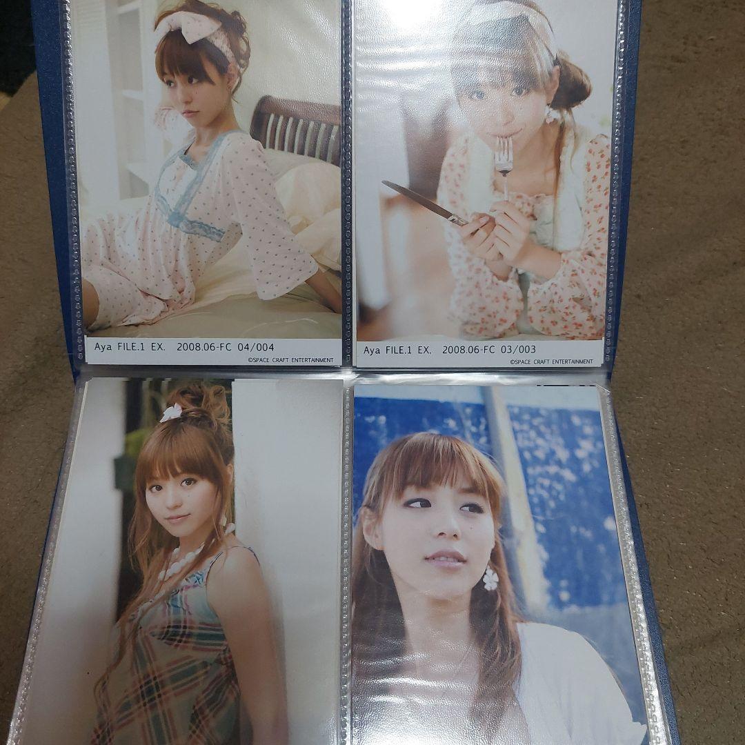 平野綾グッズ　ファンクラブ限定バースデーカード、トレーディング生写真(42種)等