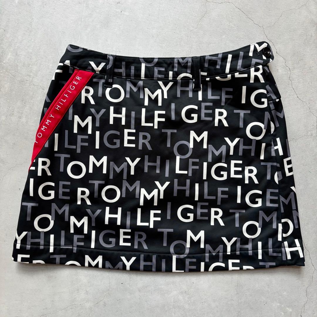   GOLF 総柄 ボンディングスカート 裏地フリース