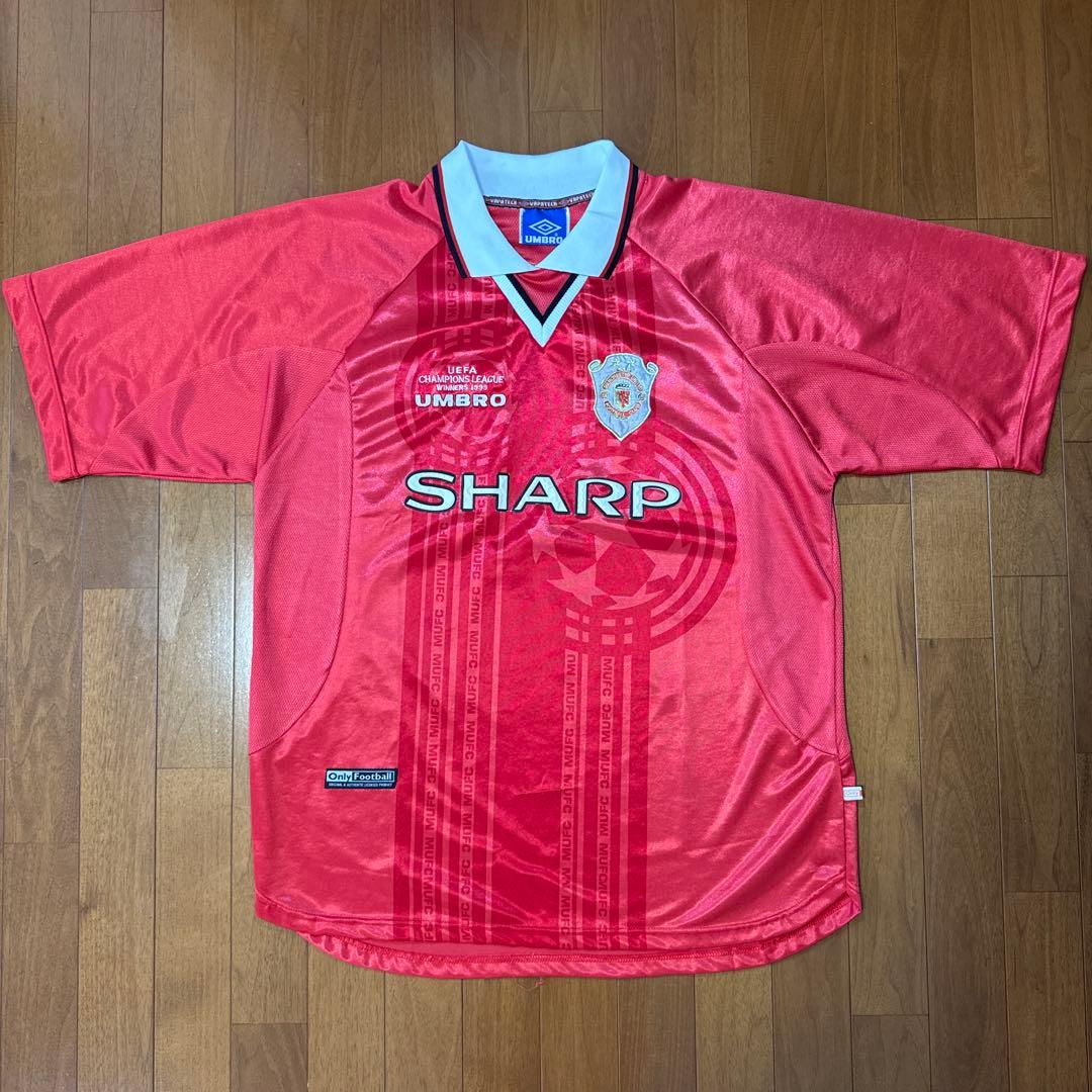 【大幅値下げ】マンチェスター1999年UEFAチャンピオンズリーグシャツ
