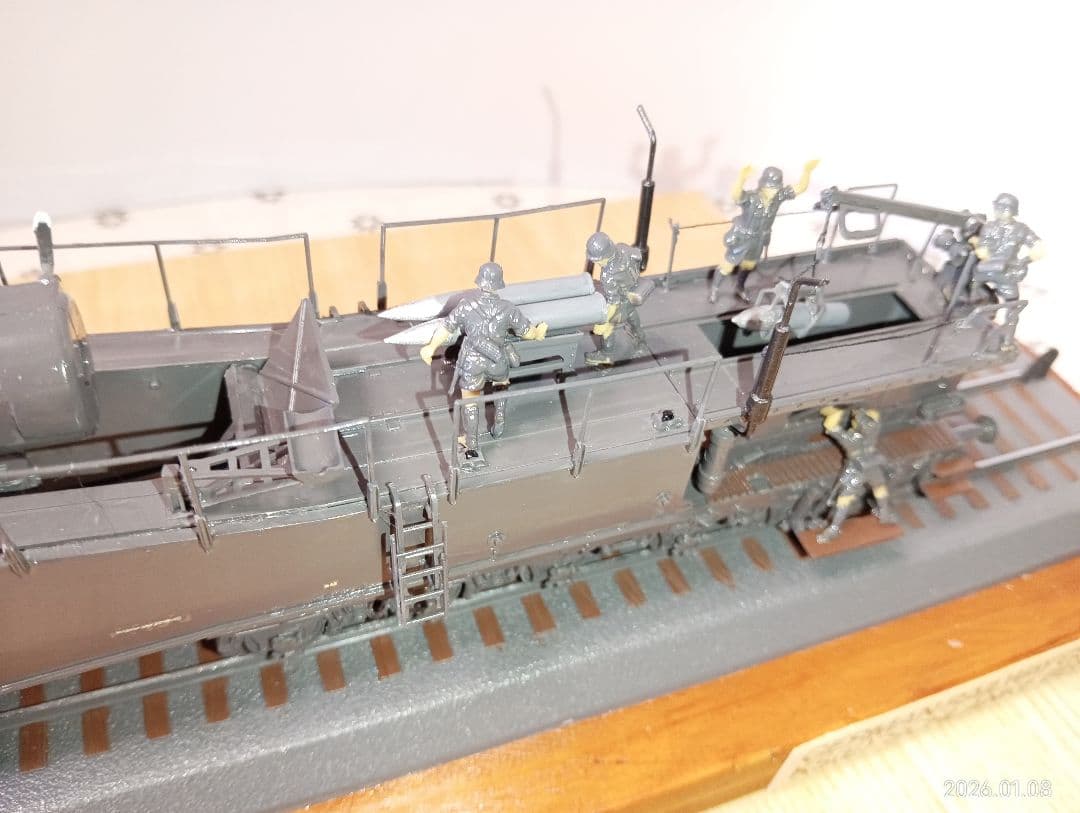 ドイツ列車砲 K5(E)レオポルド　展示台付き①