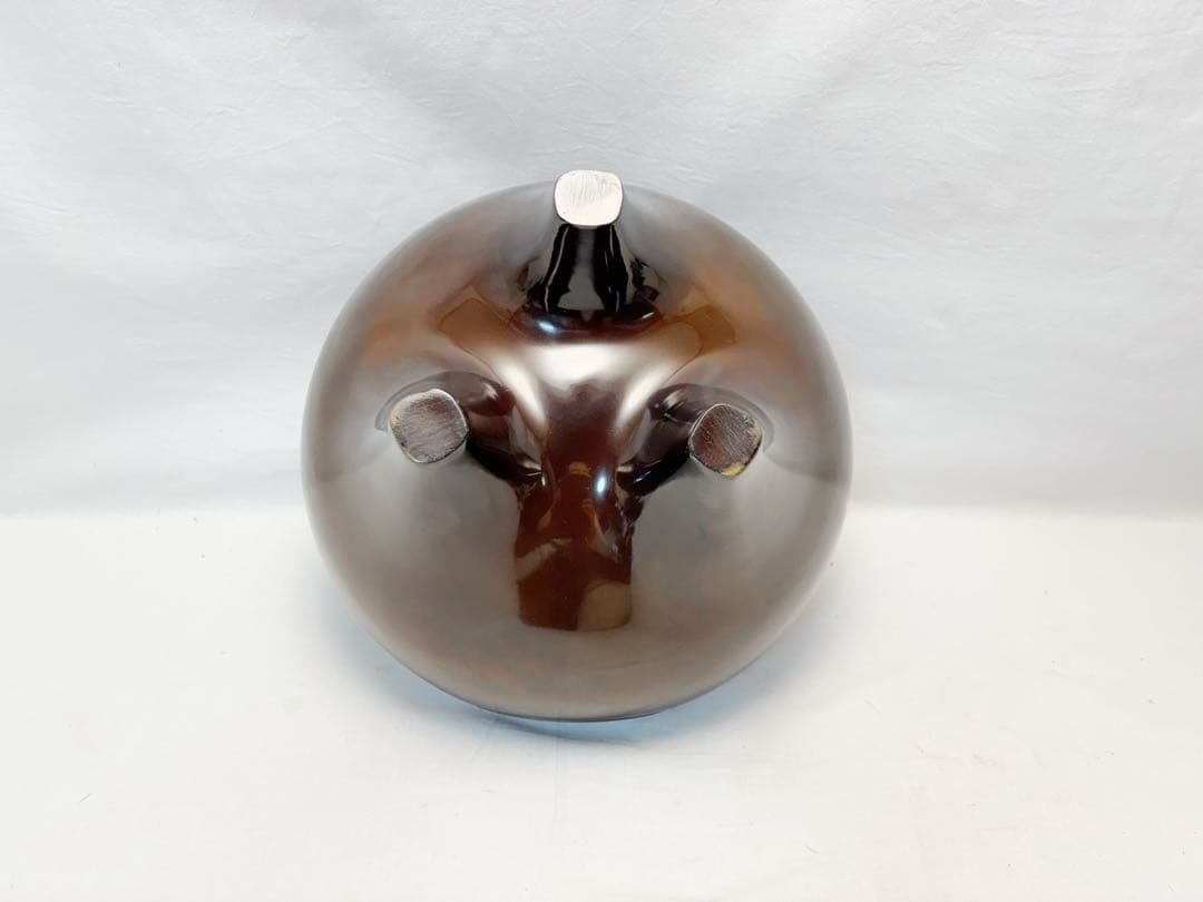 茶道具 風炉師麻生雄芳 釜師菊地政光造 唐銅朝鮮風炉 浜松紋真形釜添野々田電熱器