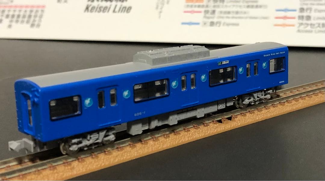 管理番号1627 京急 新600形 Nゲージ 塗装済キット 素人組立品4両