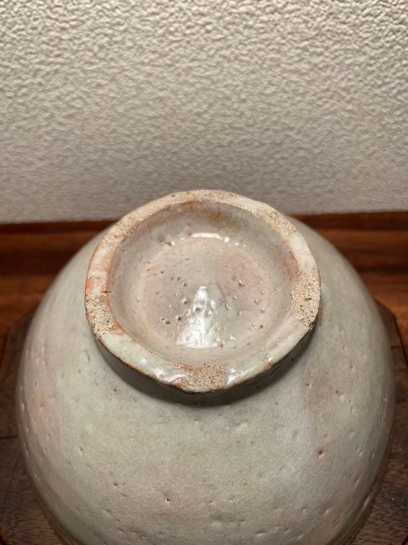 李朝 白磁茶碗 約15cm 飯碗 抹茶茶碗 茶道