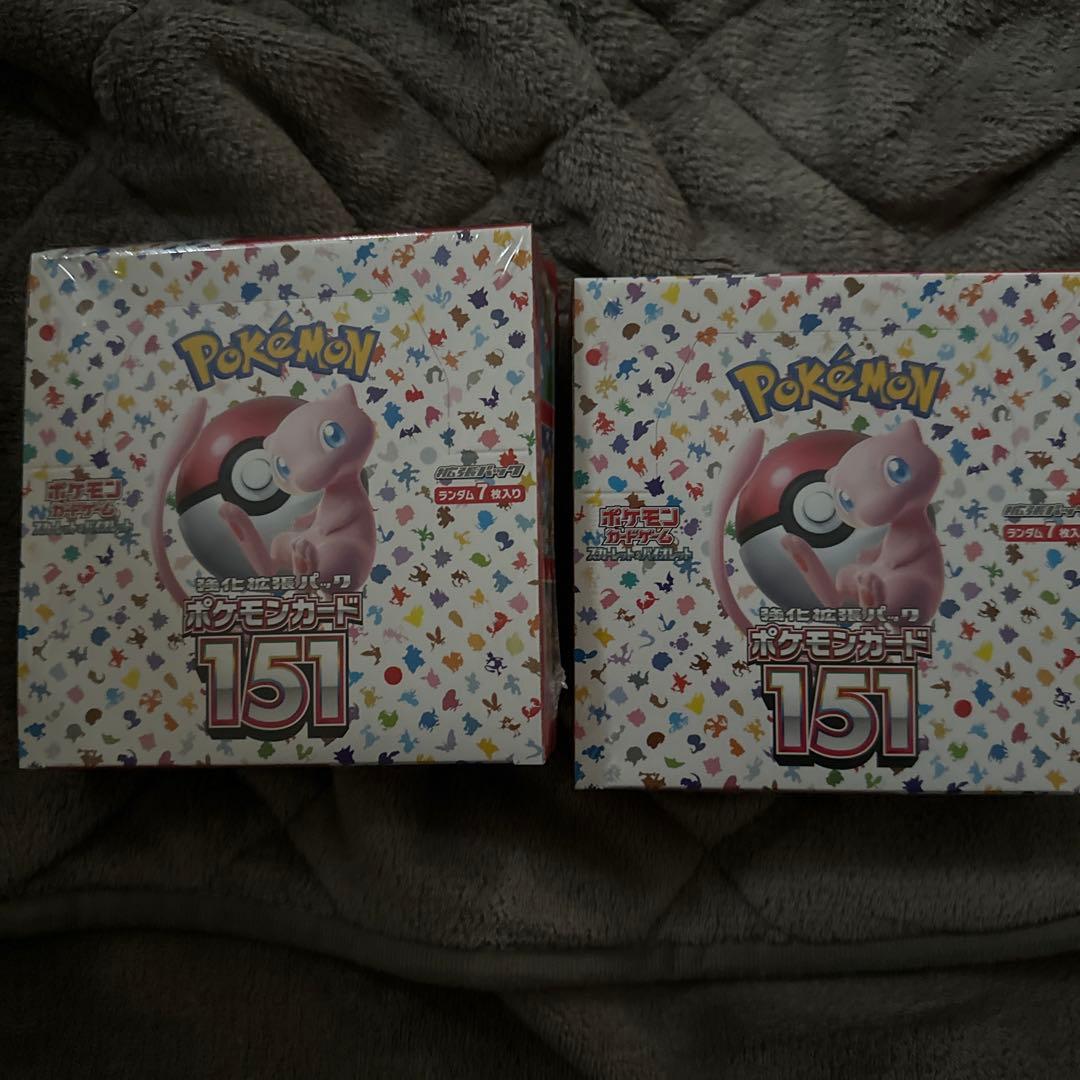 ポケモンカード151 未開封　シュリンク付き2BOX