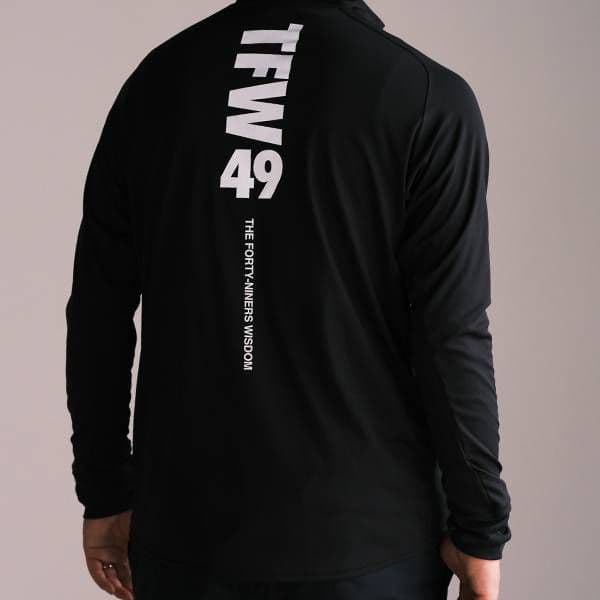 メンズウェア TFW49 TRAINING HALF ZIP L/S TSHIRT