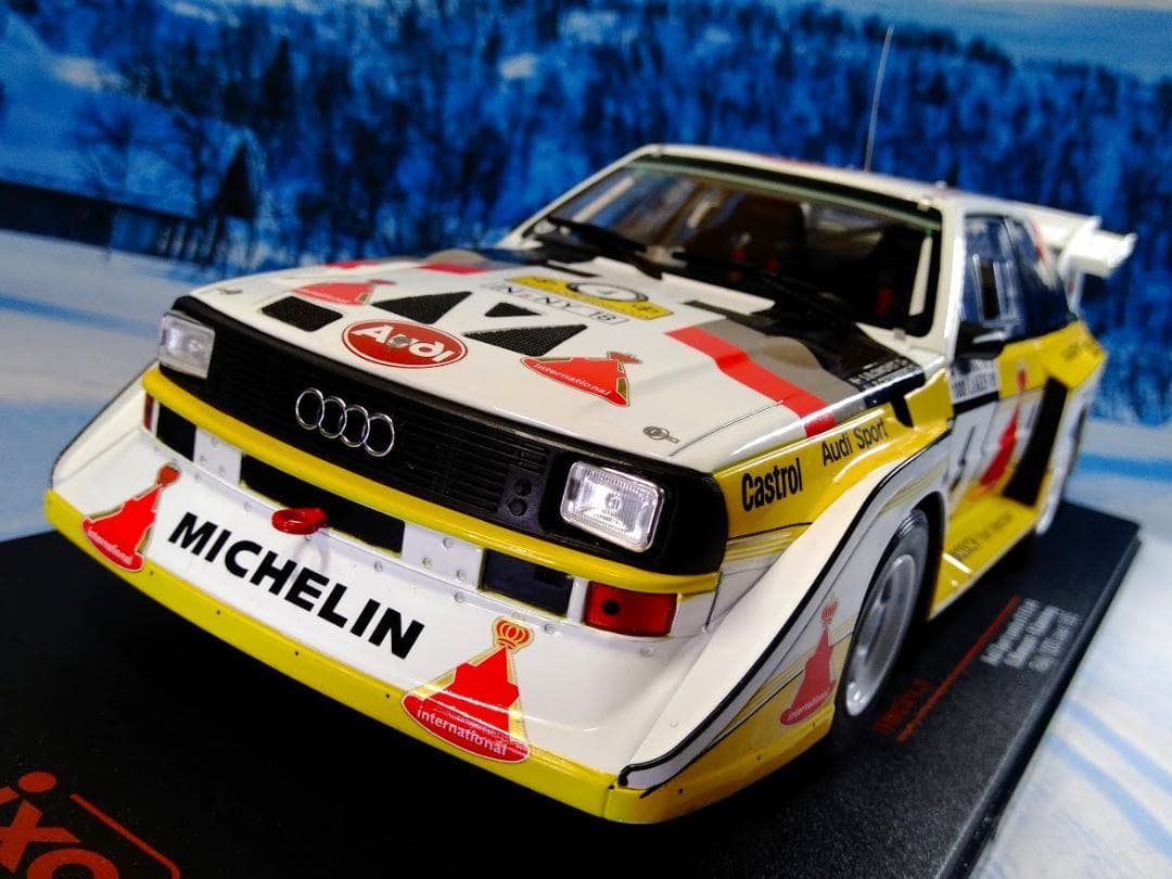 1/18 イクソ　アウディ スポーツ クワトロ S1 E2 1000湖ラリー