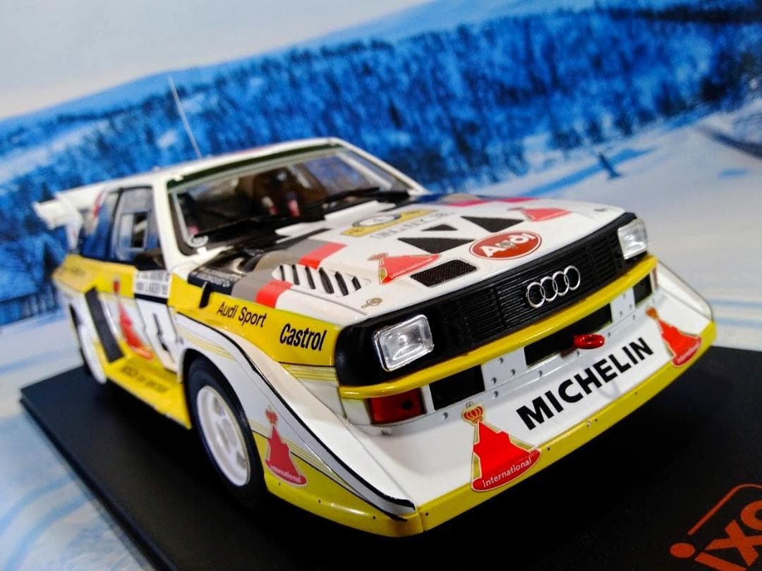 1/18 イクソ　アウディ スポーツ クワトロ S1 E2 1000湖ラリー