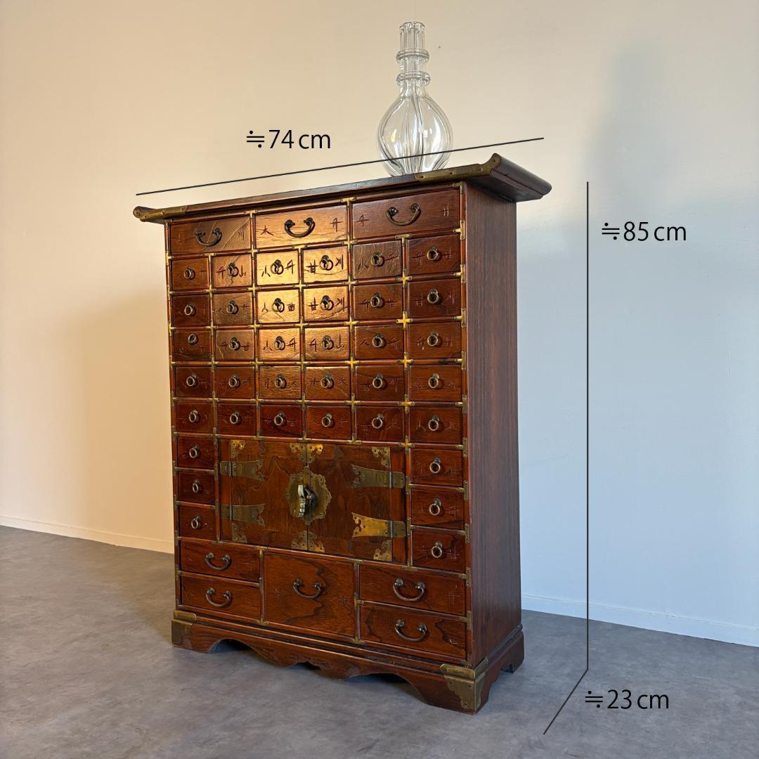 李朝　薬箪笥　薬屋のひとりごと