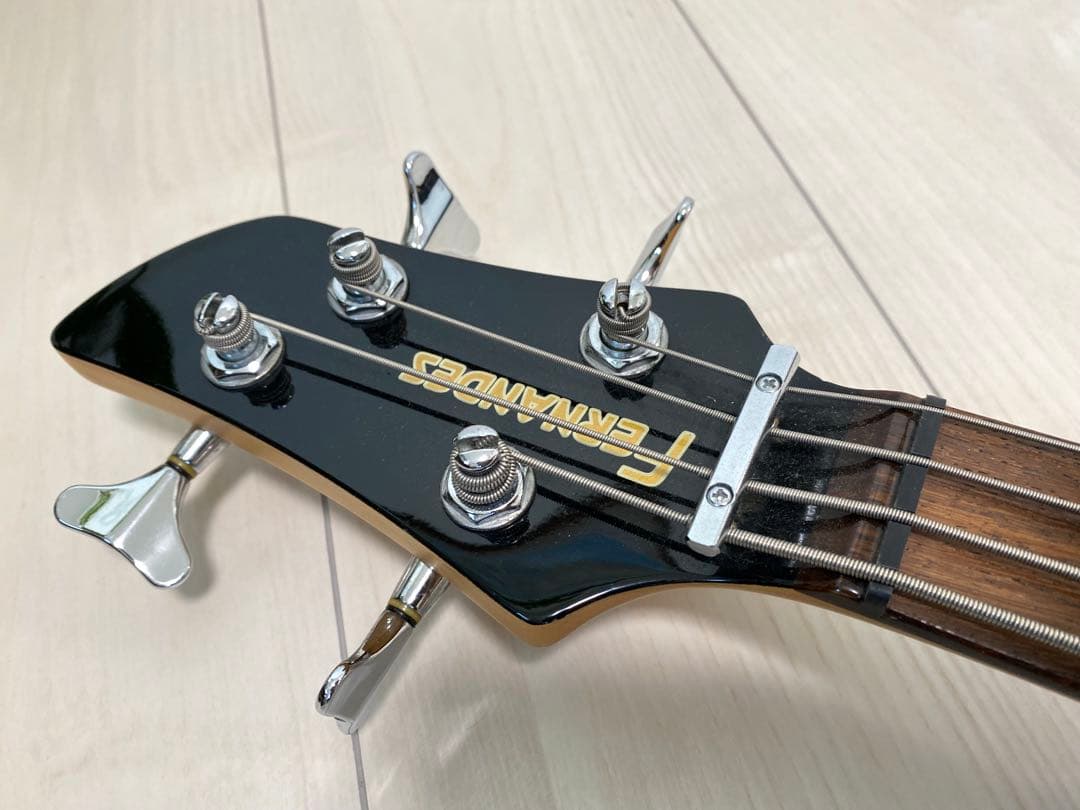 FERNANDES FRB-40 深紅キルト 美品 ギグバッグ付