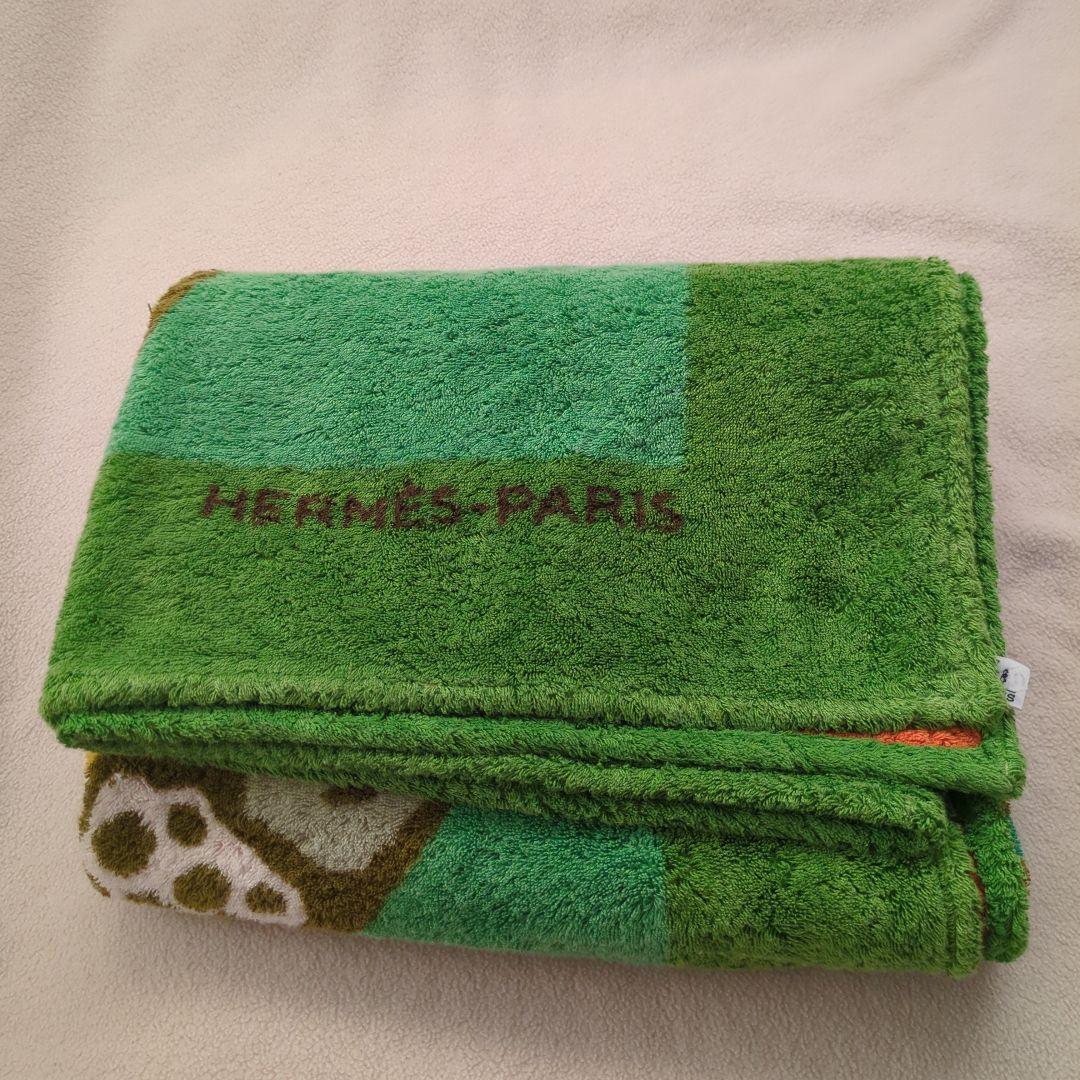 T*i様 エルメス　ビーチタオル　148×90㌢　大判タオル　ラグ　バスタオルビ