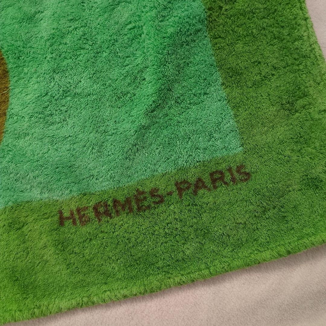 T*i様 エルメス　ビーチタオル　148×90㌢　大判タオル　ラグ　バスタオルビ