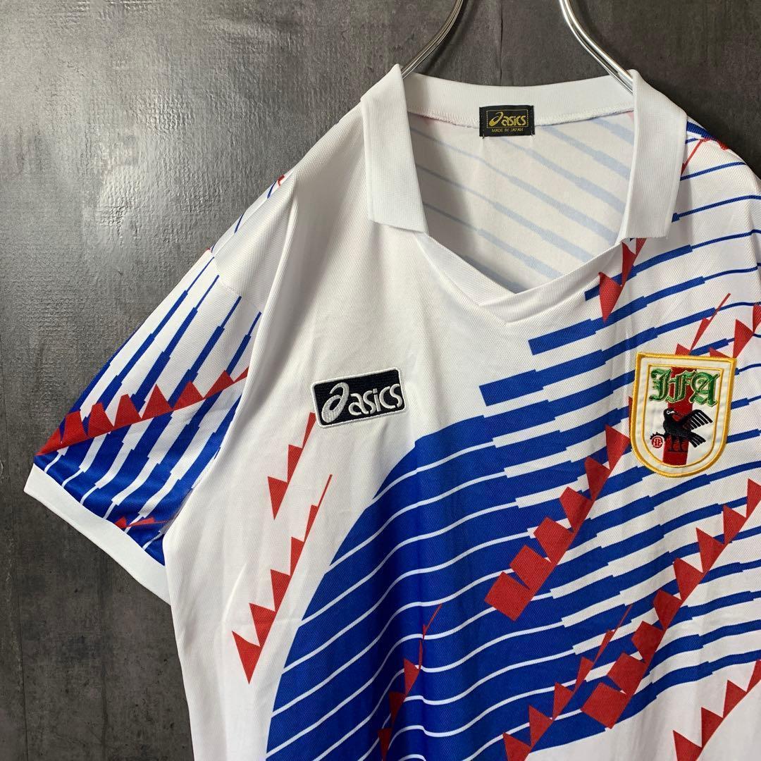 【★ドーハの悲劇】 古着 サッカー 日本代表 94年 ユニフォーム 炎 アウェイ