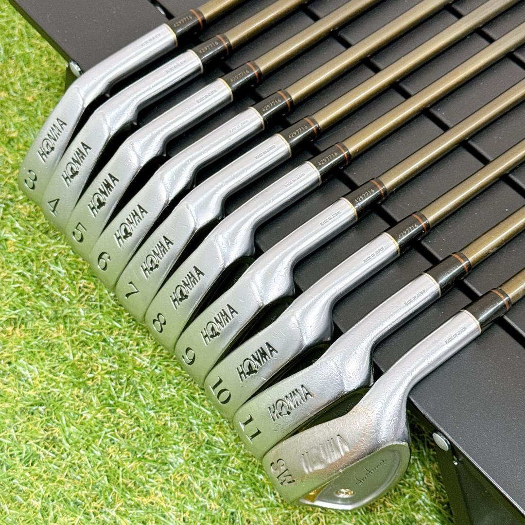 HONMA LB-708 アイアンセット 星4 金モグラ 金帯 【K289】