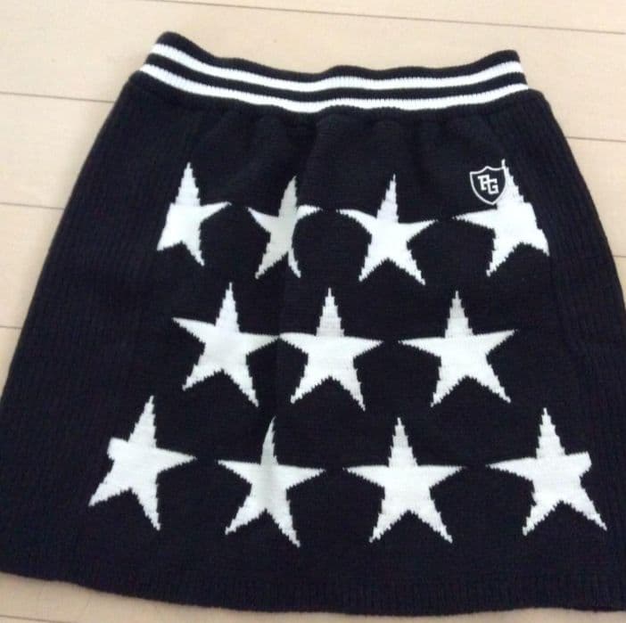 PEARLY GATES 星柄セーター Sサイズ スカートセーターセットアップ