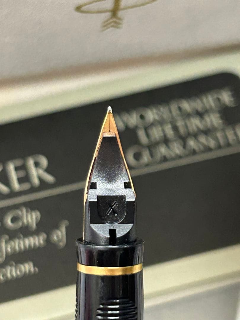 未使用品　Parker 万年筆 14k 585 ペン先　金