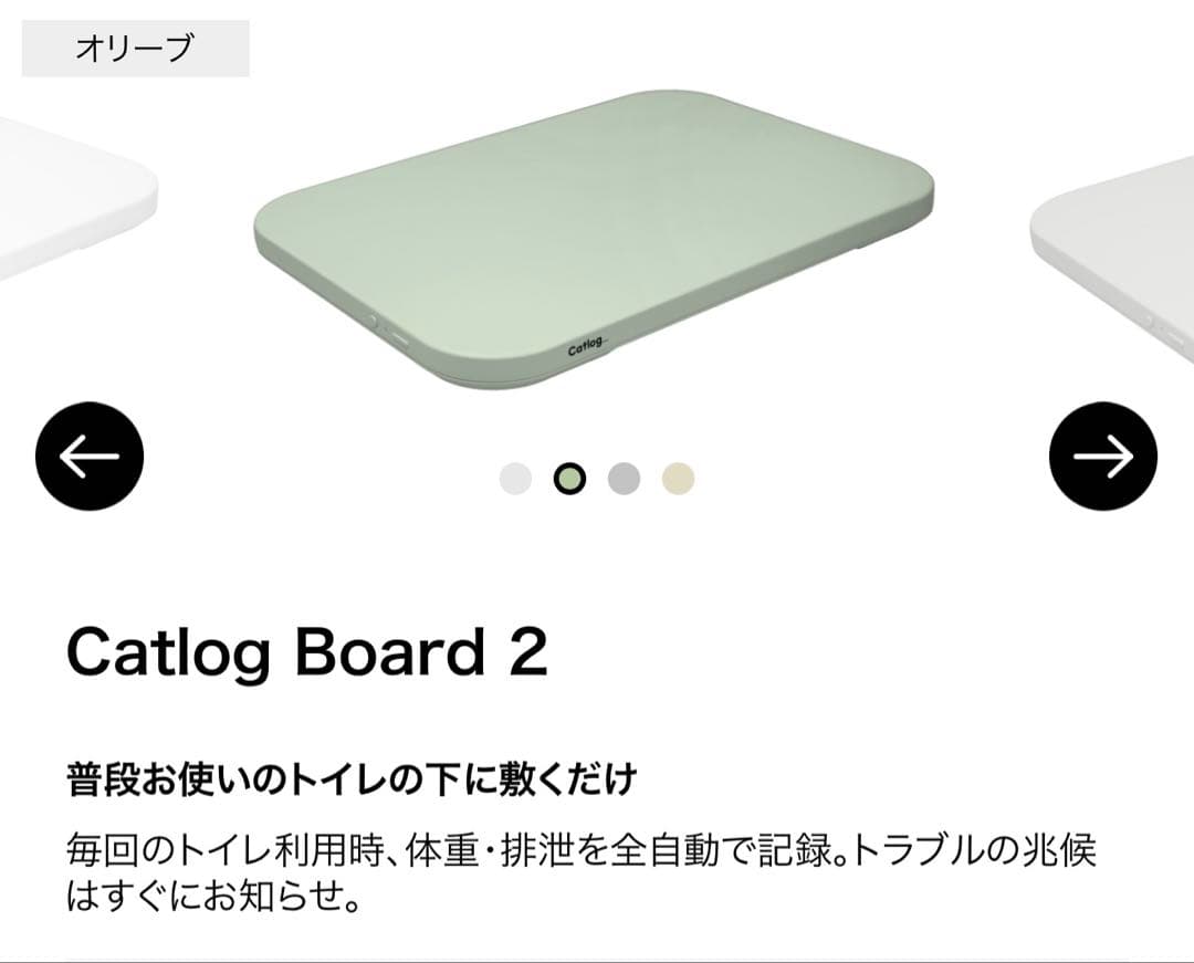 【美品】Catlog Board2 オリーブ　グリーン