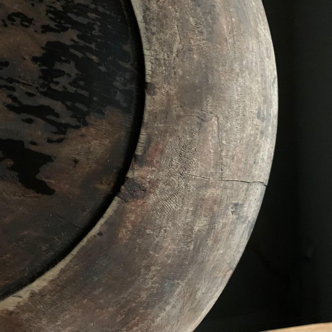 やつれ盆 枯れ盆 貧数寄 朽木盆 古美術 古道具 アンティーク