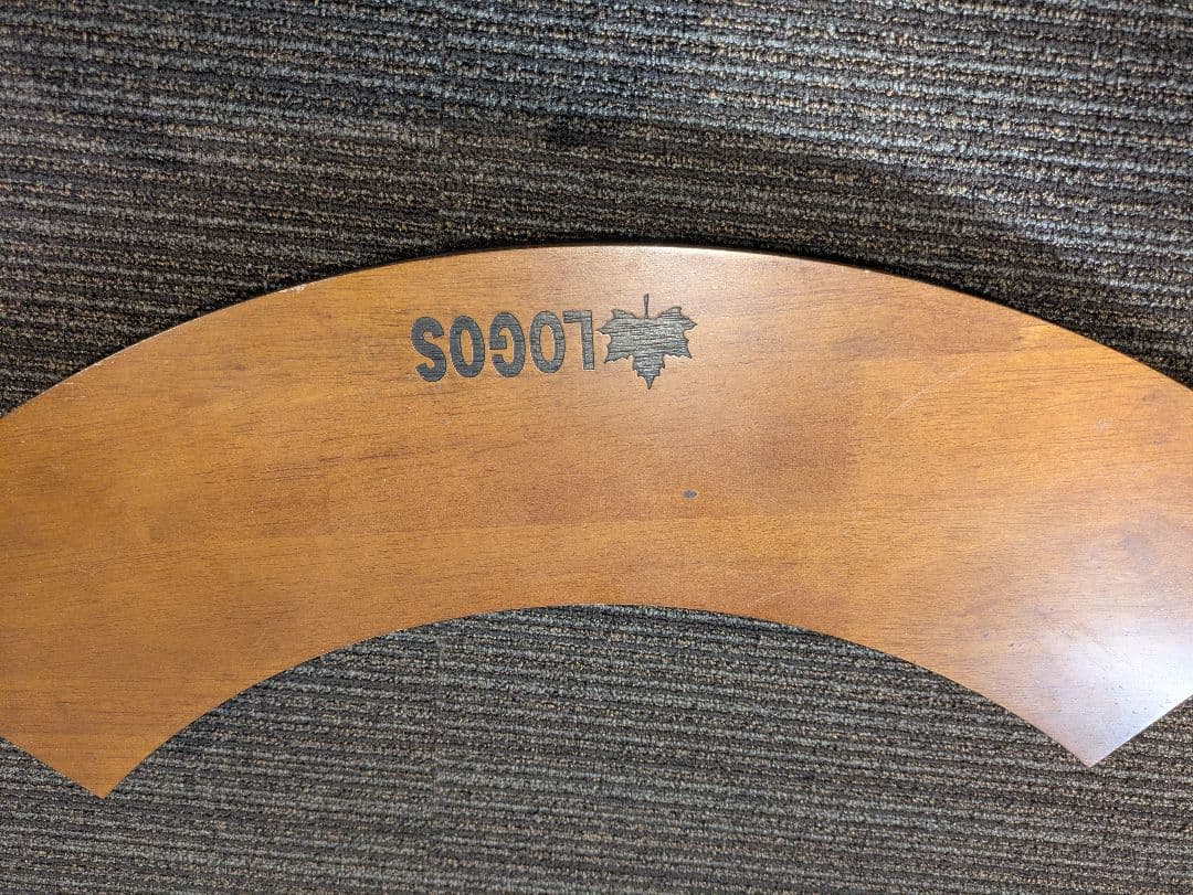 ロゴス(LOGOS) アイアンウッド囲炉裏サークルテーブルL　キズあり