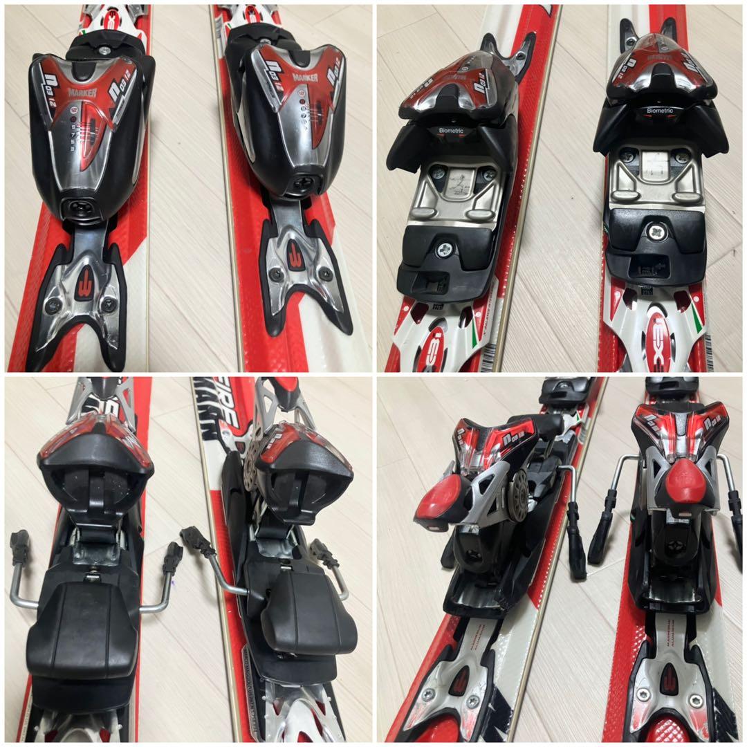 【良品】NORDICA SPITFIRE ノルディカ スキー162cmストック付