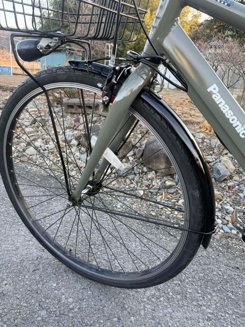 電動アシスト自転車 オリーブグリーン