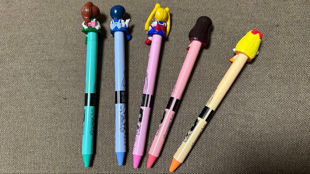 当時物 美少女戦士セーラームーン ボールペン 5本セット レア