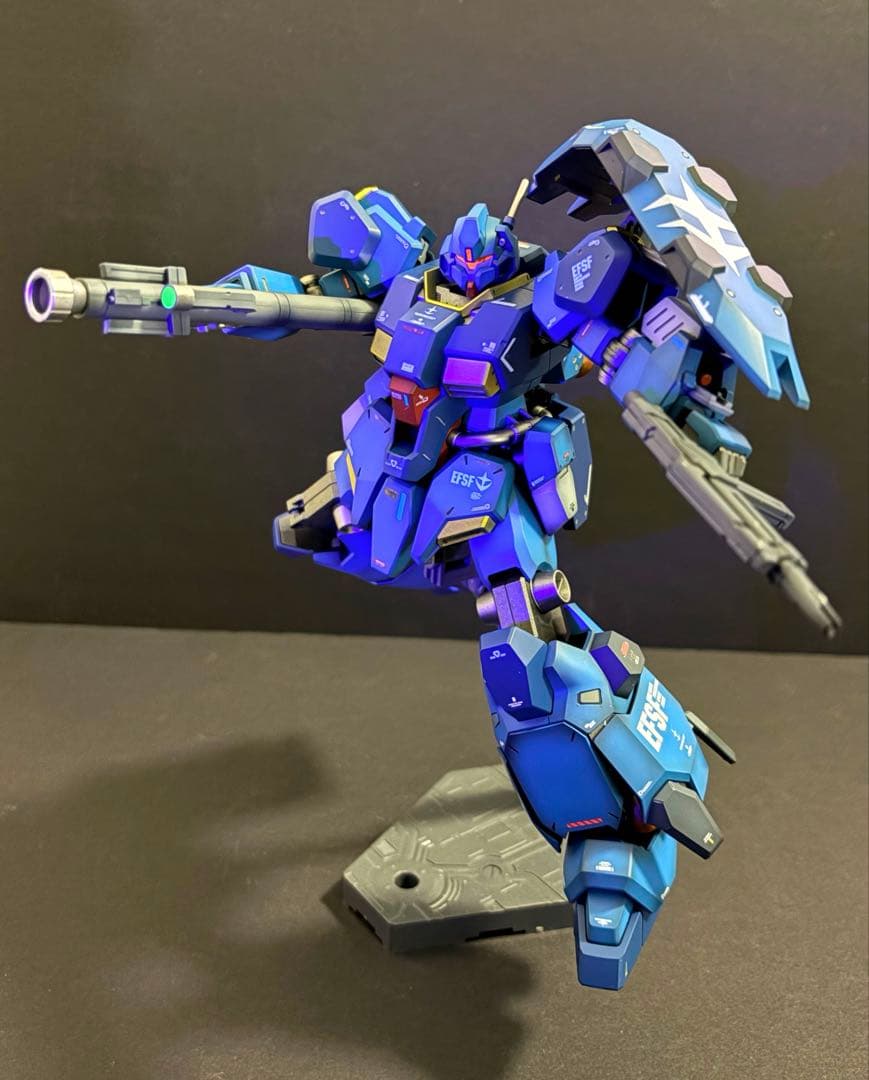 HG グスタフカール00型　全塗装完成品　台座付属