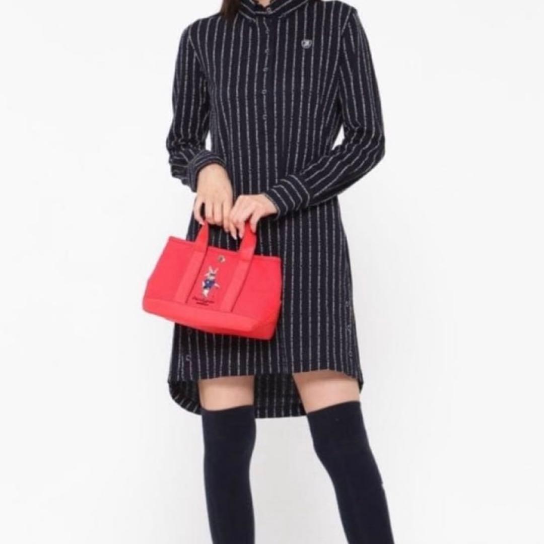 新品 PEARLY GATES GOLFカートバッグ ラビット刺繍　赤色