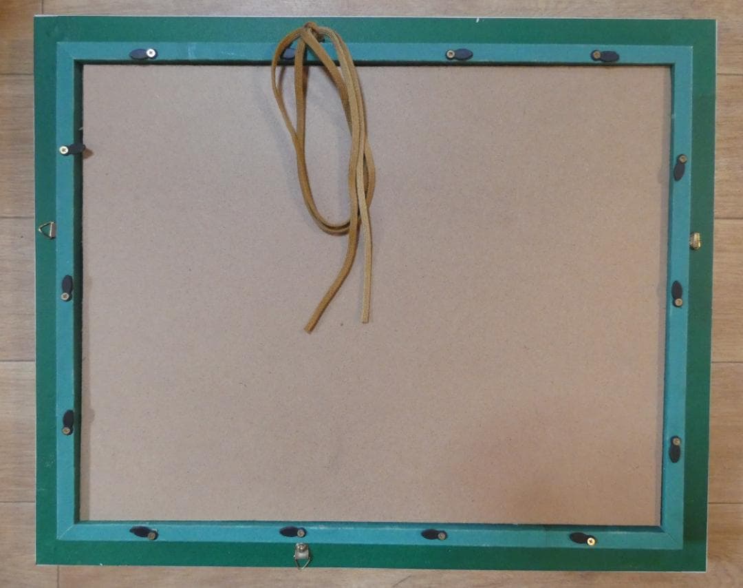 絵画 風景人物　平山郁夫　 F6 【　 風景人物　】肉筆 手描き　額付き