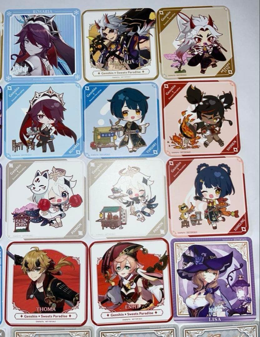 原神 スイパラ 原神焼き GIGO コースター 47枚 まとめ売り