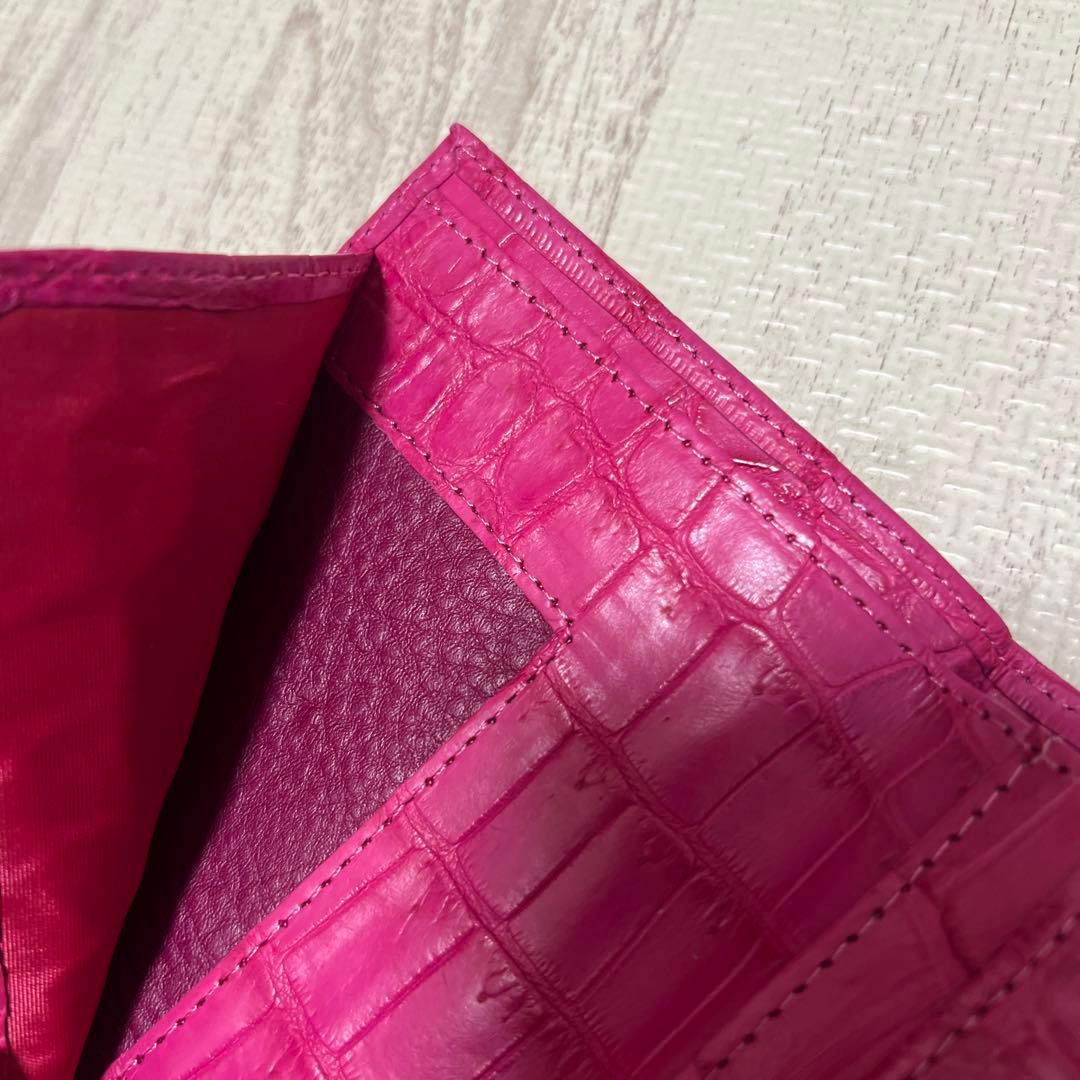 SALE クロコ パスポートケース 新品未使用 リアルクロコ クロコ革