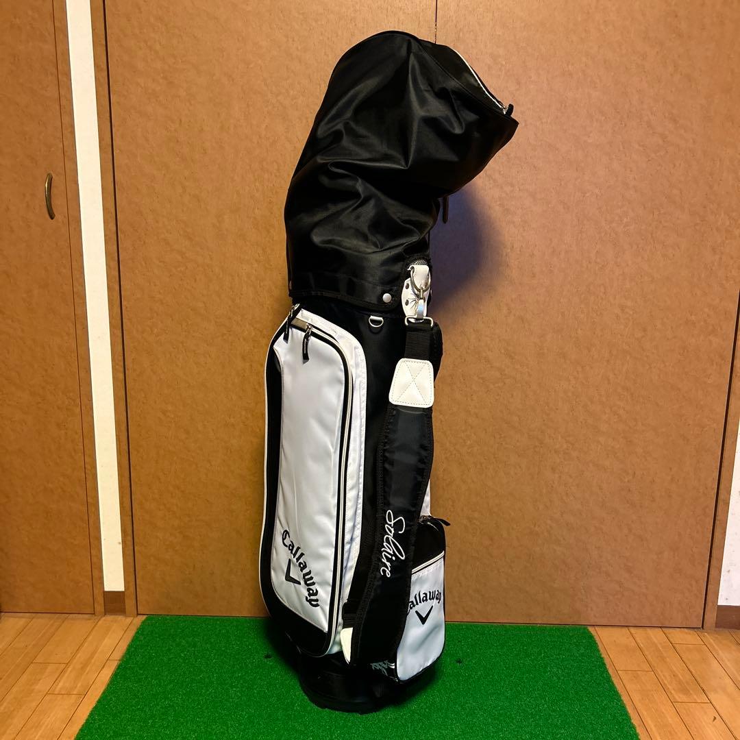 Callaway Solaire キャディバッグ ブラック/ホワイト