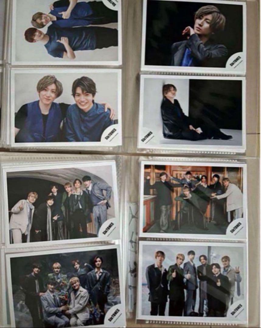 SixTONES 公式写真 オフショット セルフィ フォトセット ステージフォト