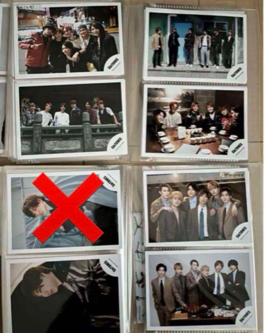 SixTONES 公式写真 オフショット セルフィ フォトセット ステージフォト