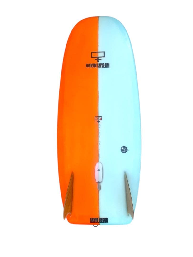 GAVIN UPSON ショートボード オレンジ/青　　ミニシモンズ